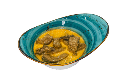 Печень говяжья по-Строгановски